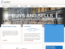 Tablet Screenshot of improgroup.com